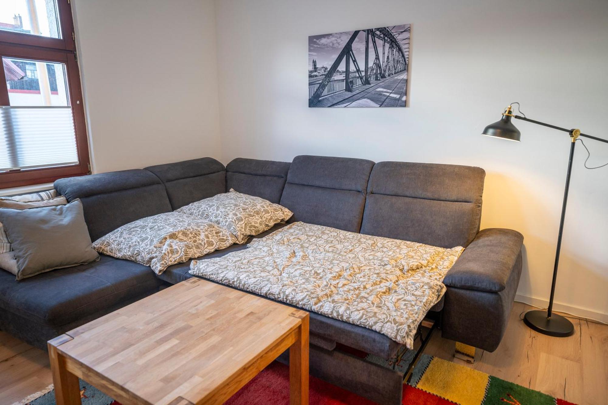 Apartmán Haus Unterm Mammutbaum - Elberadweg Magdeburk Exteriér fotografie